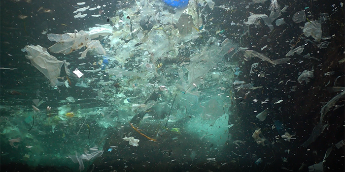 Plastikaffald i havet