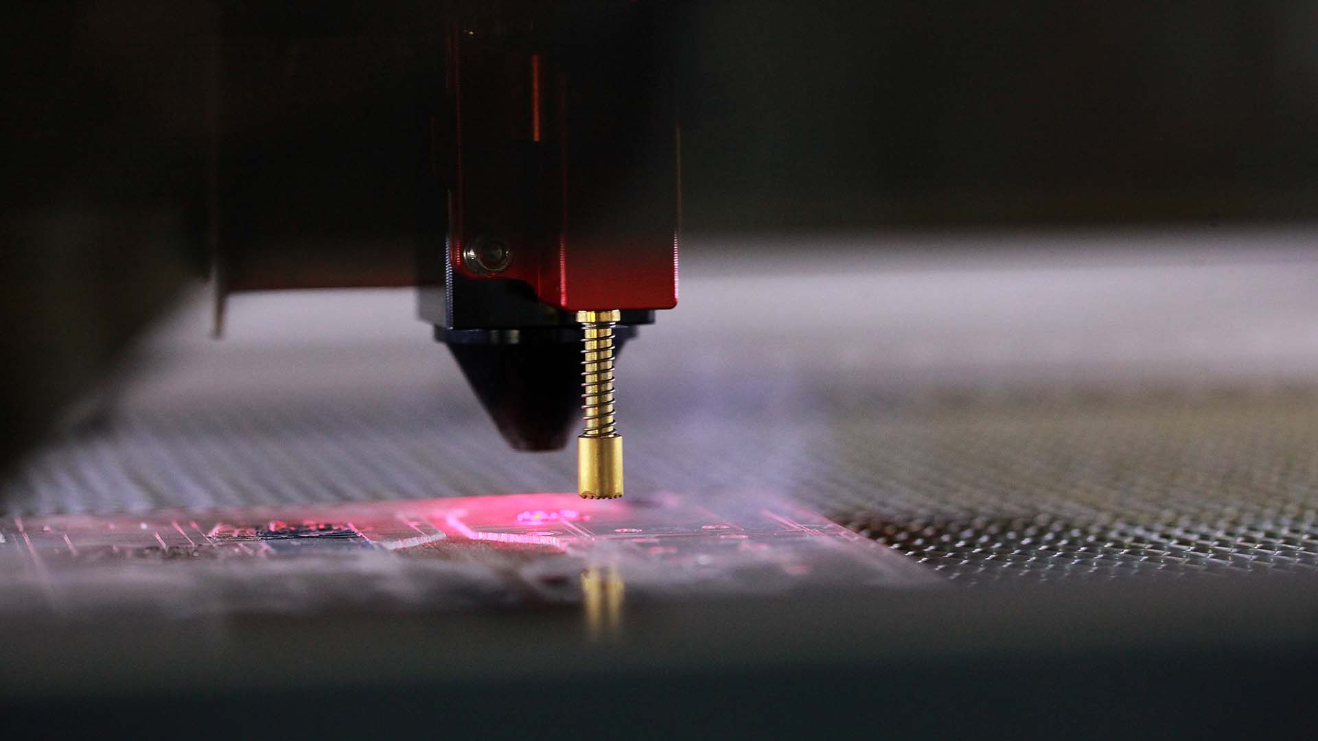 Laser cutting a micro chip