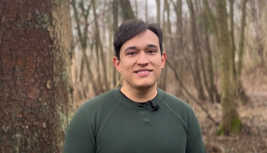 Screen shot of Pedro Martins from his research video
